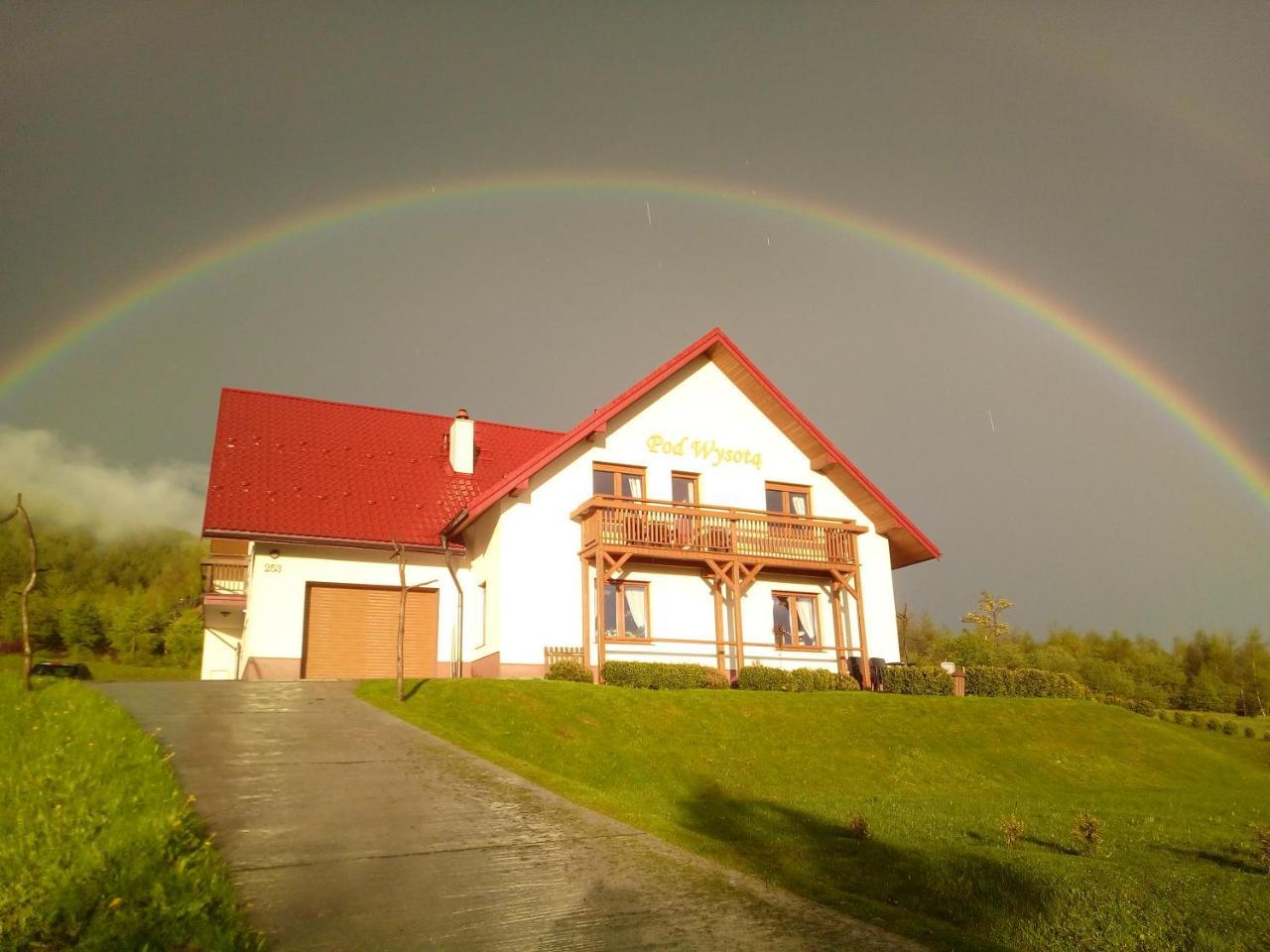 Pokoje Goscinne Pod Wysota Wysowa-Zdrój Esterno foto